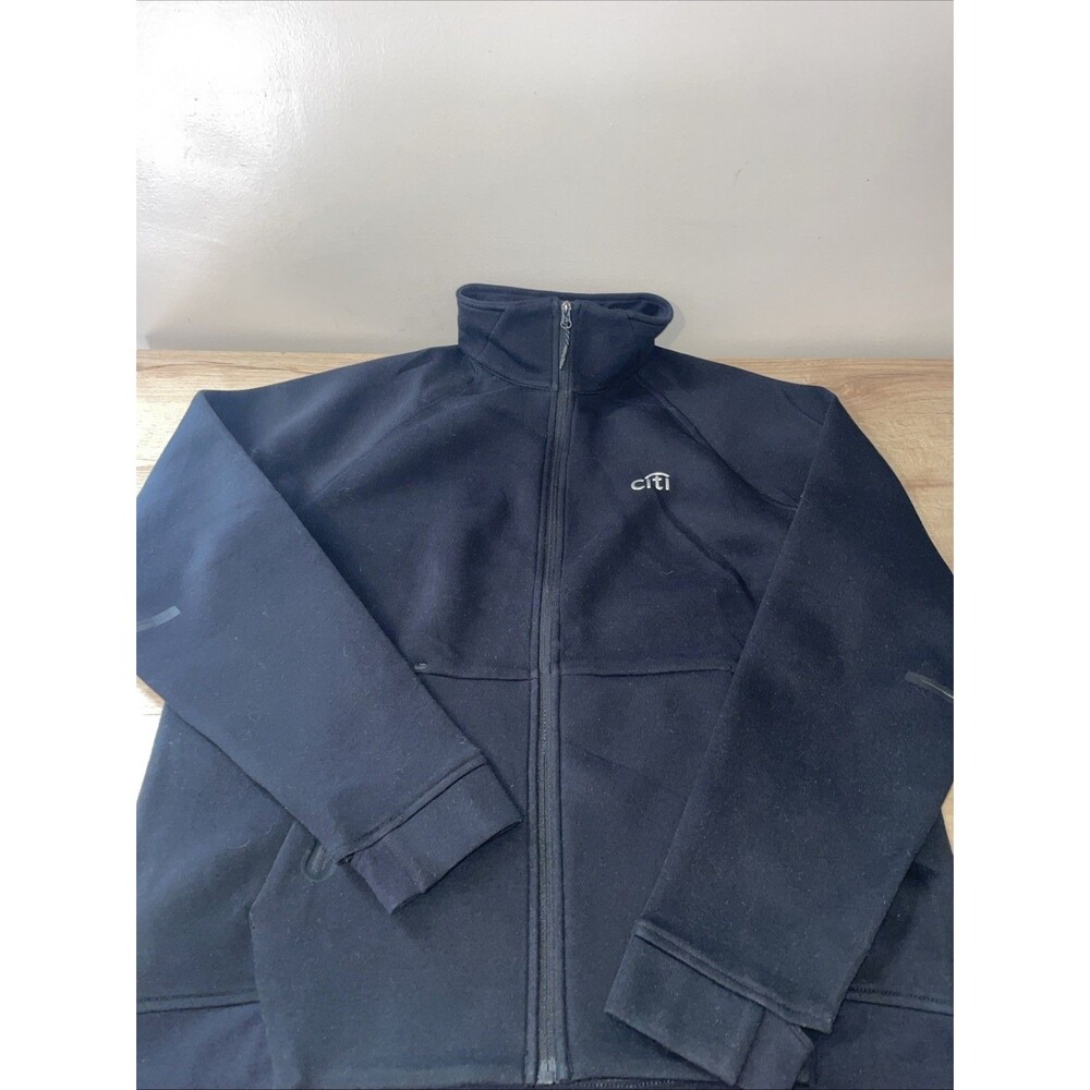 Citi Elevate Black Quarter Zip Fleece L Gorpcore Tech Corporate Office Pullover